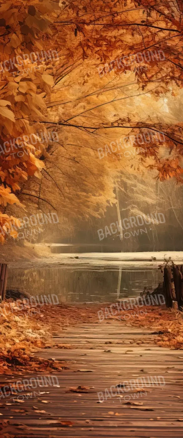 Autumn Lake Path Iv 5’X12’ Ultracloth For Westcott X-Drop (60 X 144 Inch) Backdrop