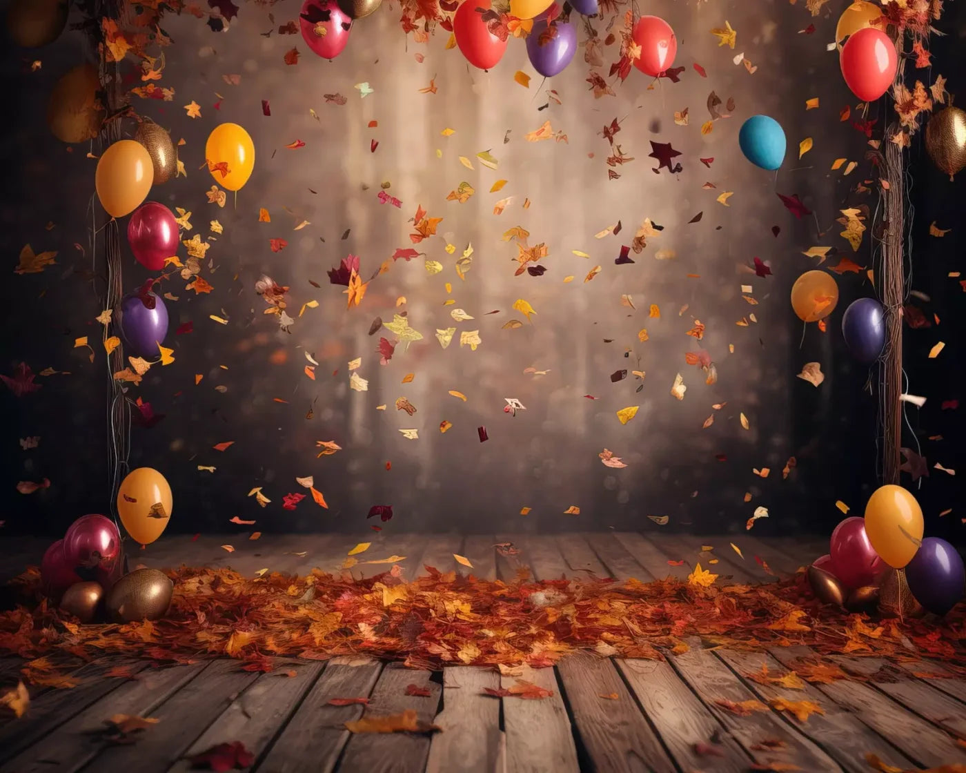 Autumn Party 10’X8’ Fleece (120 X 96 Inch) Backdrop