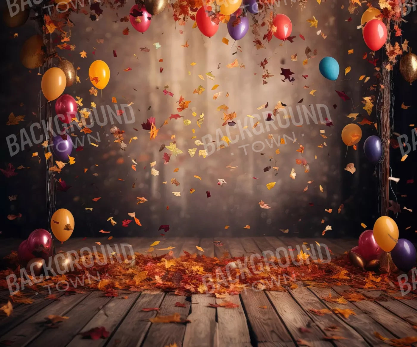 Autumn Party 12’X10’ Ultracloth (144 X 120 Inch) Backdrop