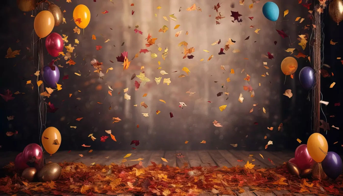 Autumn Party 14’X8’ Ultracloth (168 X 96 Inch) Backdrop