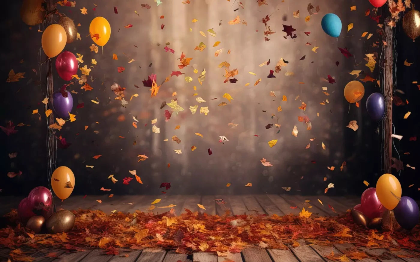 Autumn Party 16’X10’ Ultracloth (192 X 120 Inch) Backdrop
