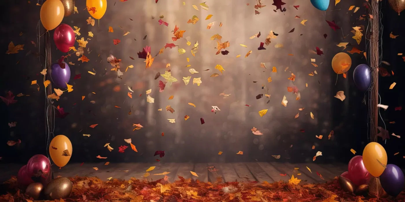 Autumn Party 16’X8’ Ultracloth (192 X 96 Inch) Backdrop