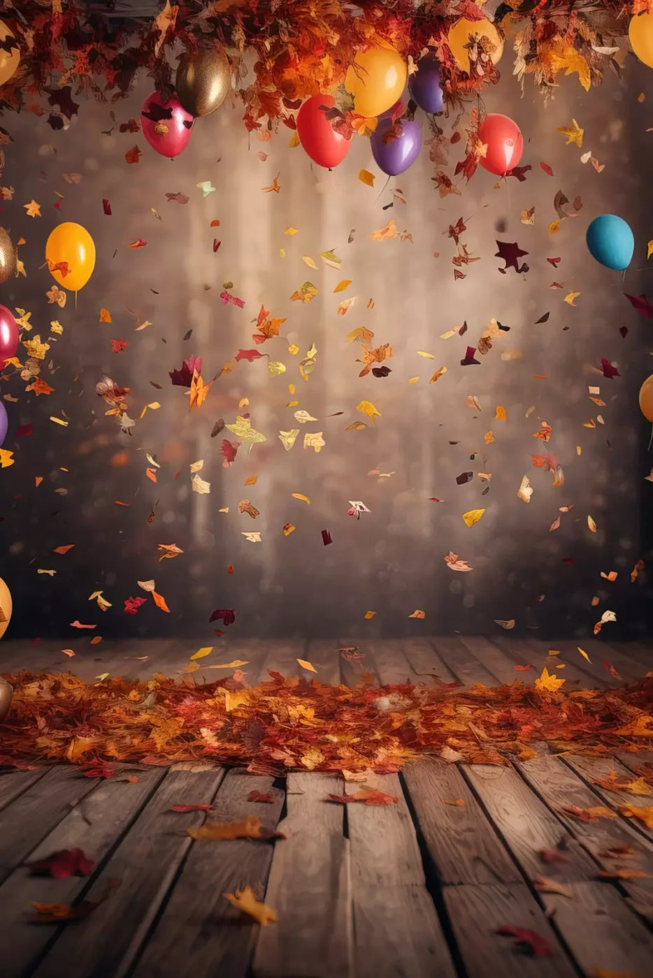 Autumn Party 8’X12’ Ultracloth (96 X 144 Inch) Backdrop