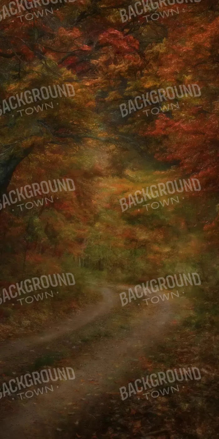 Autumn Road 10X20 Ultracloth ( 120 X 240 Inch ) Backdrop