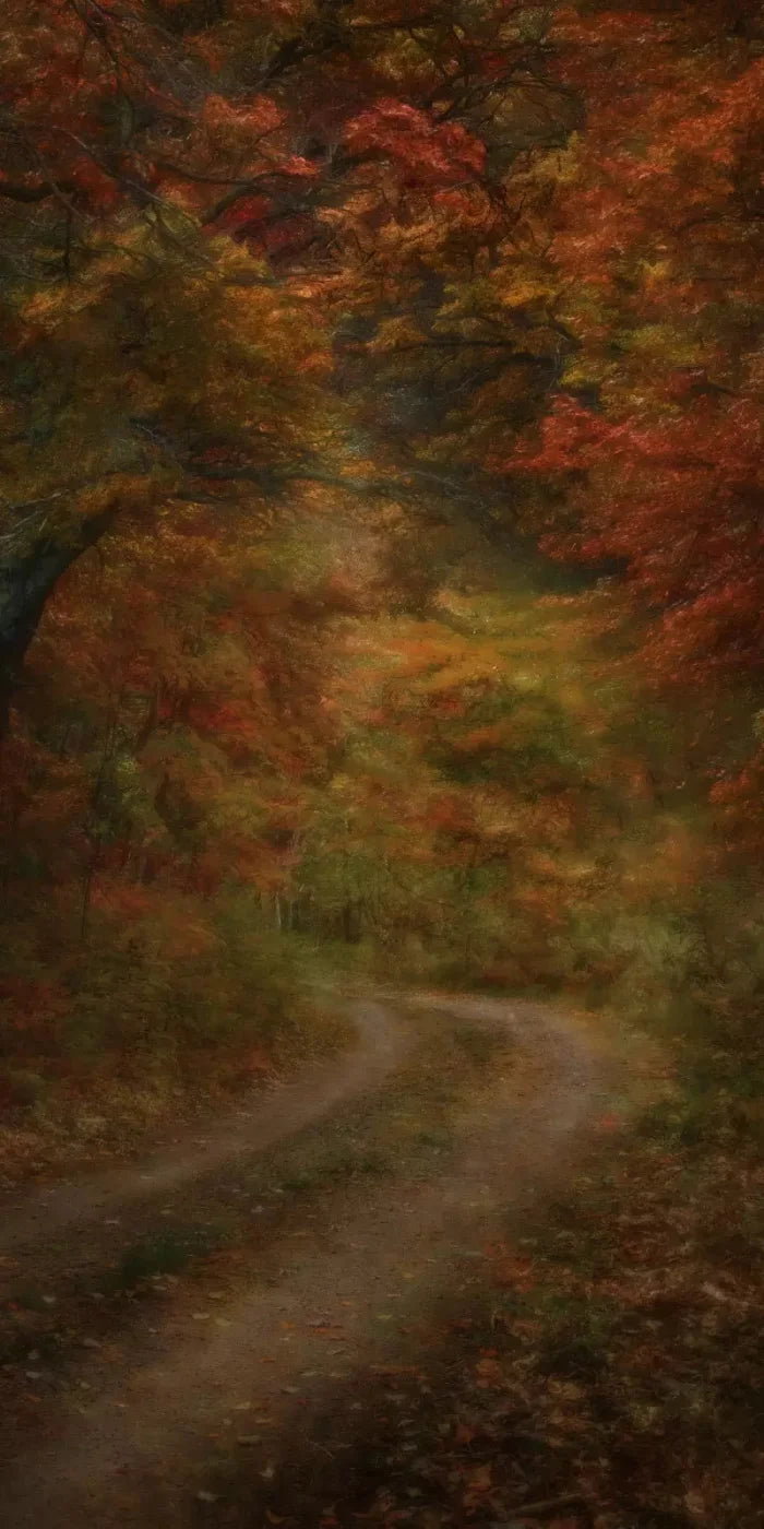 Autumn Road 10X20 Ultracloth ( 120 X 240 Inch ) Backdrop