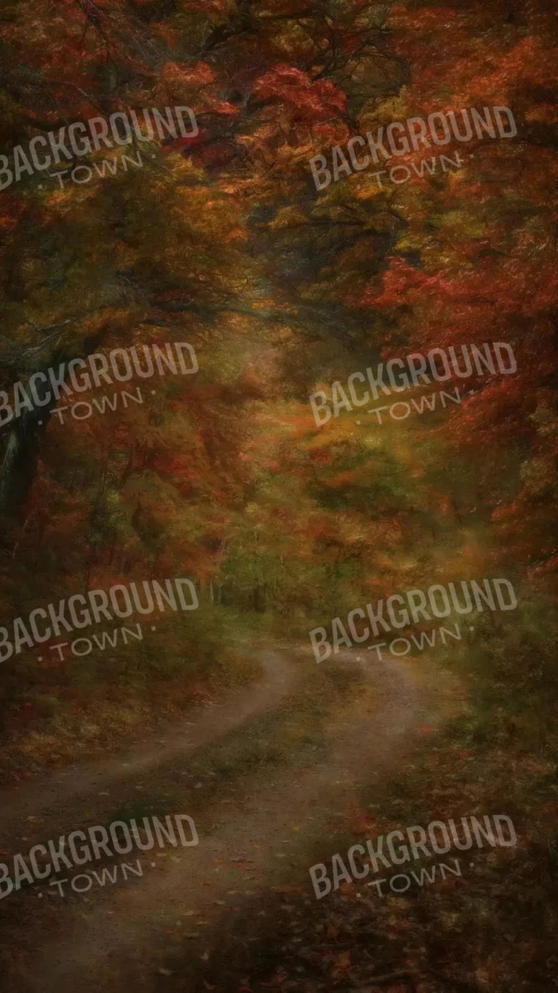 Autumn Road 8X14 Ultracloth ( 96 X 168 Inch ) Backdrop