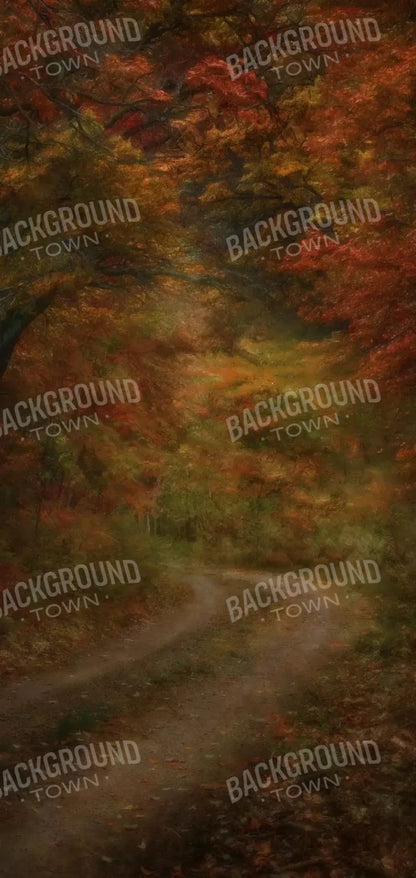 Autumn Road 8X16 Ultracloth ( 96 X 192 Inch ) Backdrop