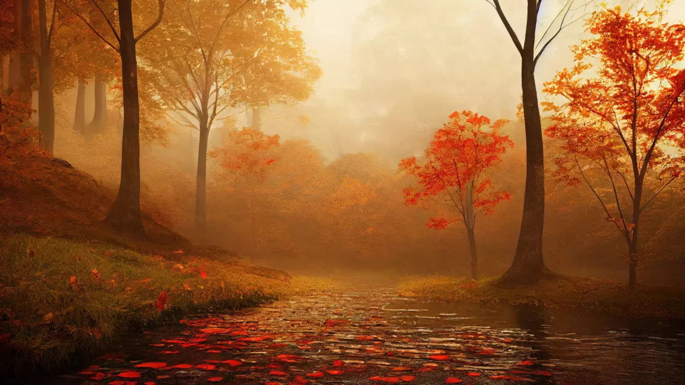 Autumn Sunrise 14X8 Ultracloth ( 168 X 96 Inch ) Backdrop