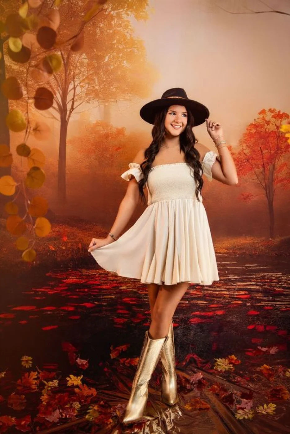 Autumn Sunrise Backdrop