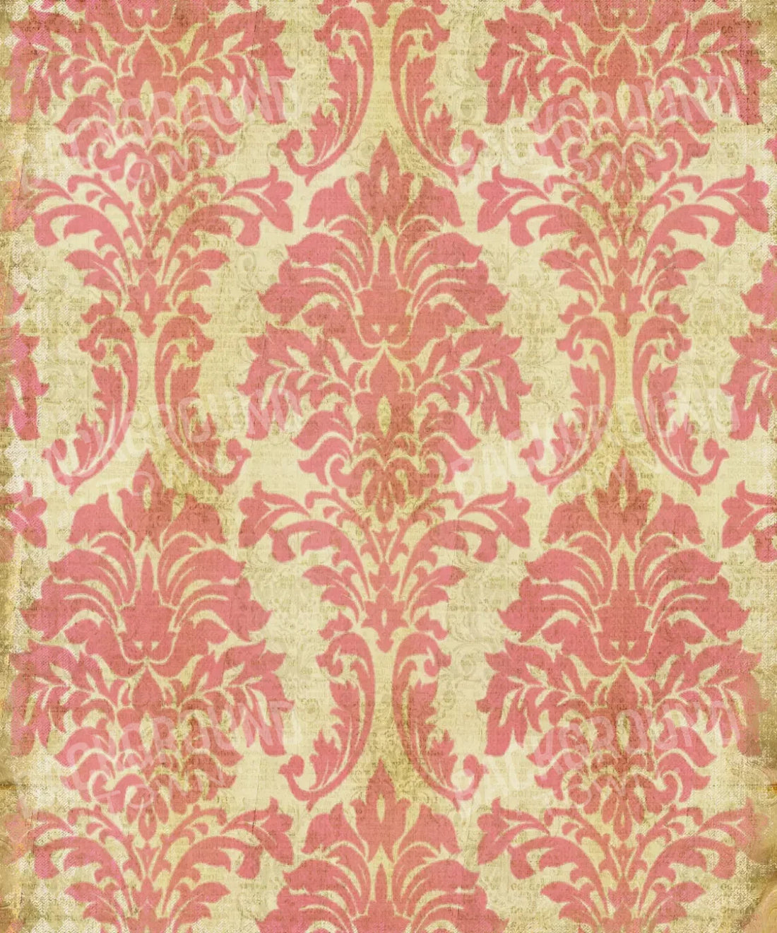 Yellow Damask Backdrop for Photography