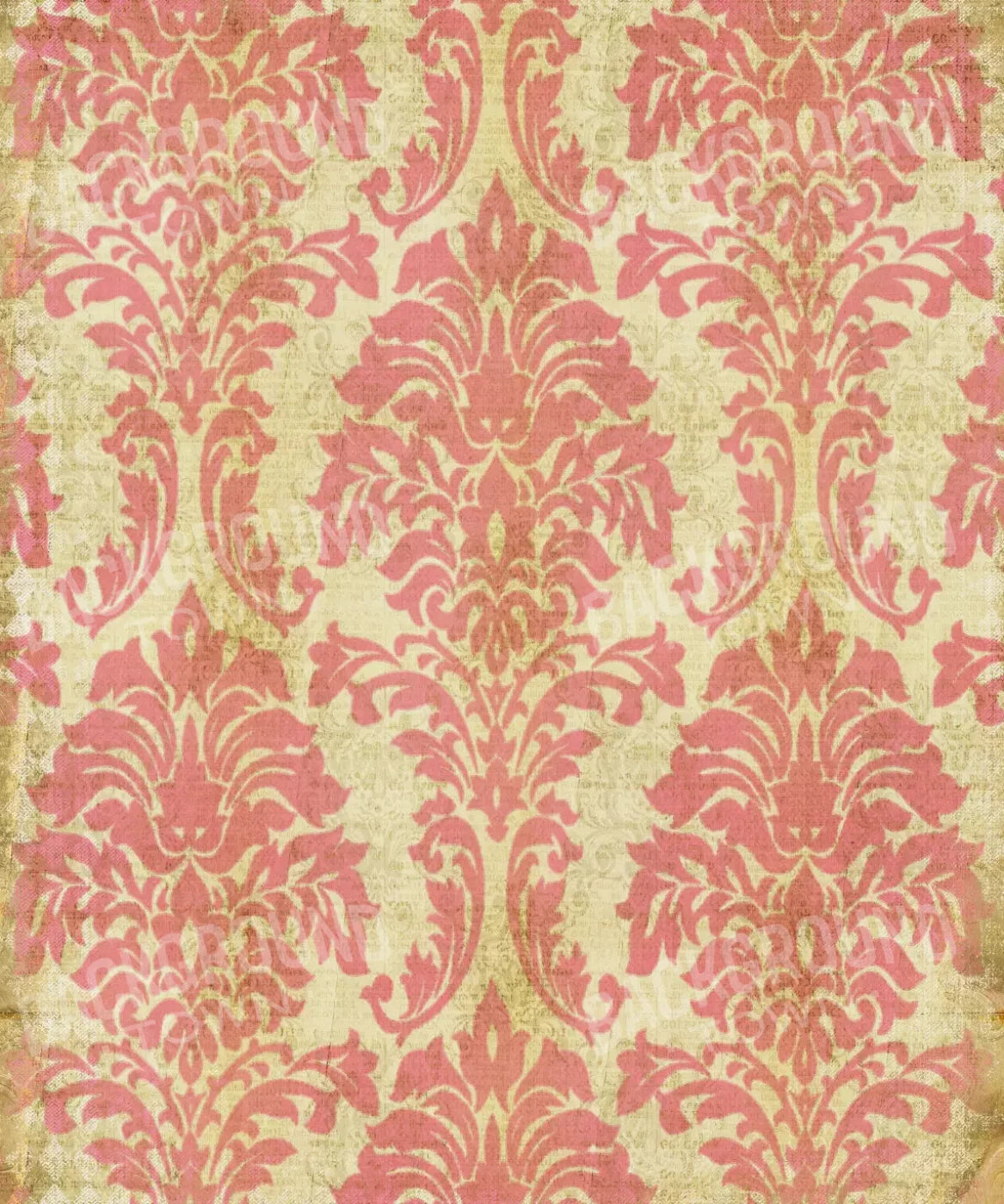 Yellow Damask Backdrop for Photography