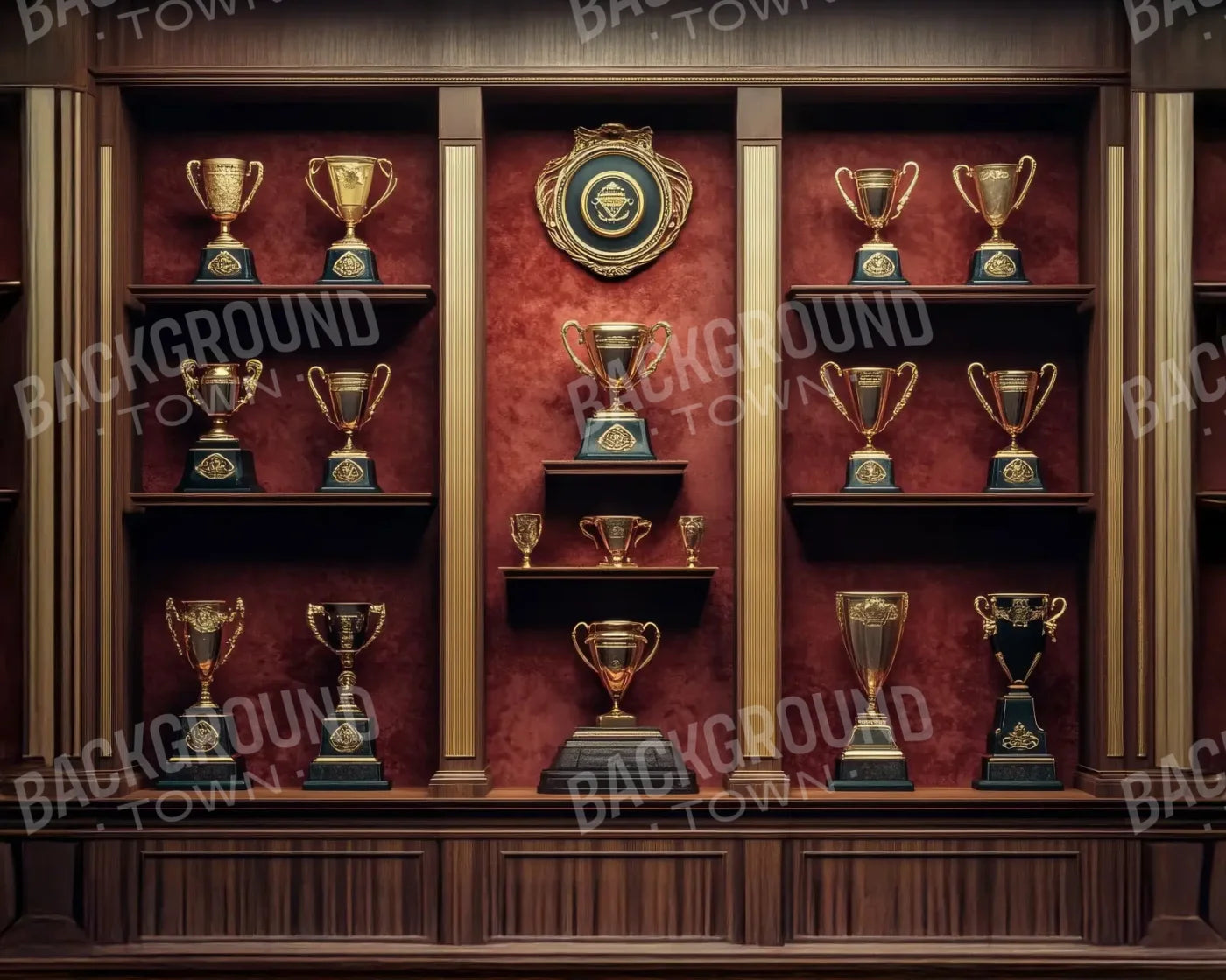 Award Cabinet 10’x8’ Fleece (120 x 96 inch) Backdrop