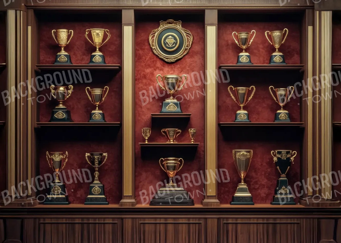 Award Cabinet 7’x5’ UltraCloth (84 x 60 inch) Backdrop