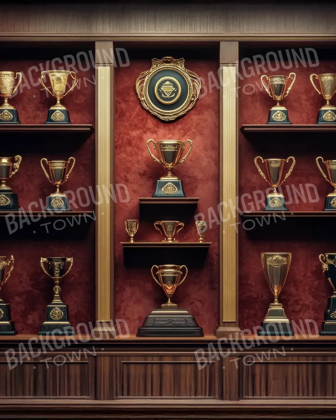 Award Cabinet 8’x10’ Fleece (96 x 120 inch) Backdrop