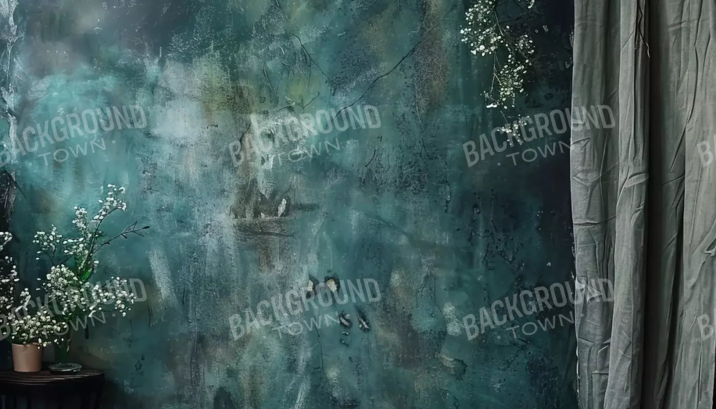 Azure Blue Wall 14’X8’ Ultracloth (168 X 96 Inch) Backdrop