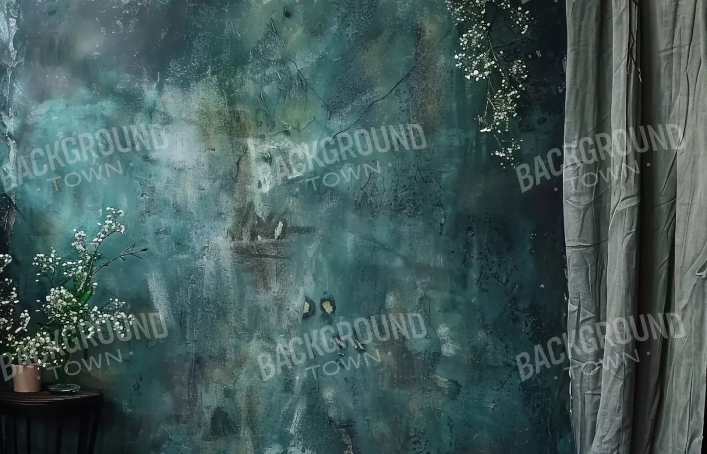 Azure Blue Wall 14’X9’ Ultracloth (168 X 108 Inch) Backdrop