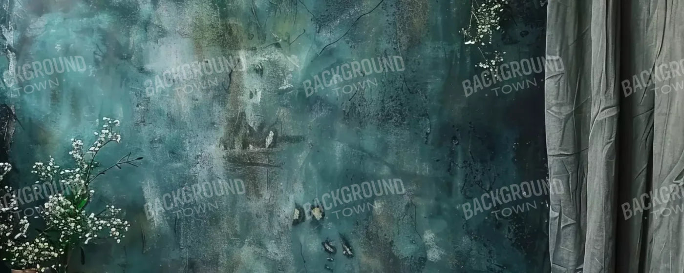 Azure Blue Wall 20’X8’ Ultracloth (240 X 96 Inch) Backdrop