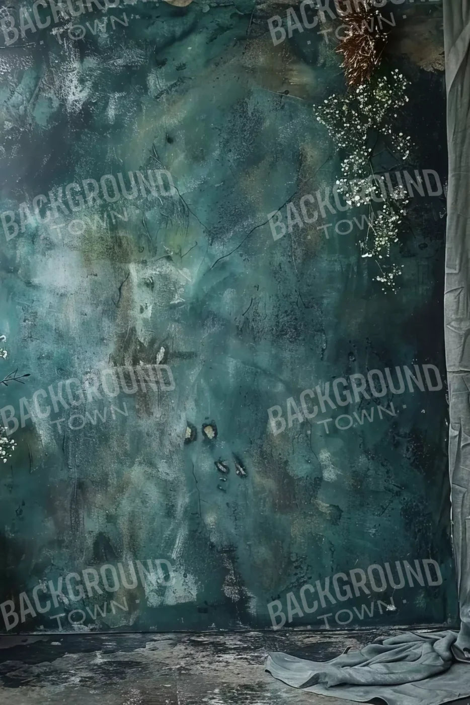 Azure Blue Wall 8’X12’ Ultracloth (96 X 144 Inch) Backdrop