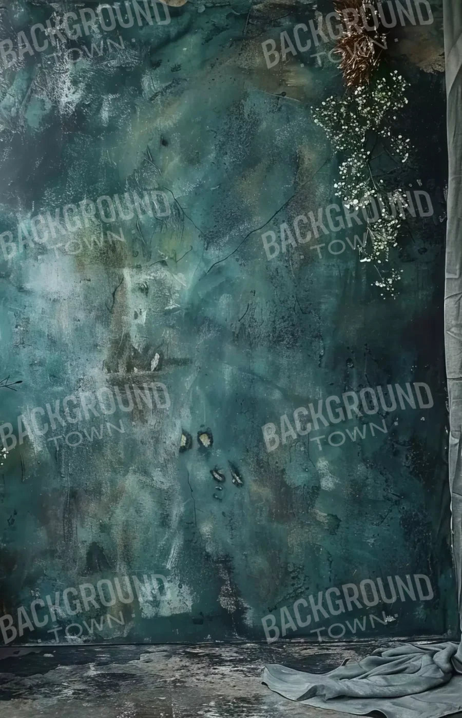 Azure Blue Wall 9’X14’ Ultracloth (108 X 168 Inch) Backdrop