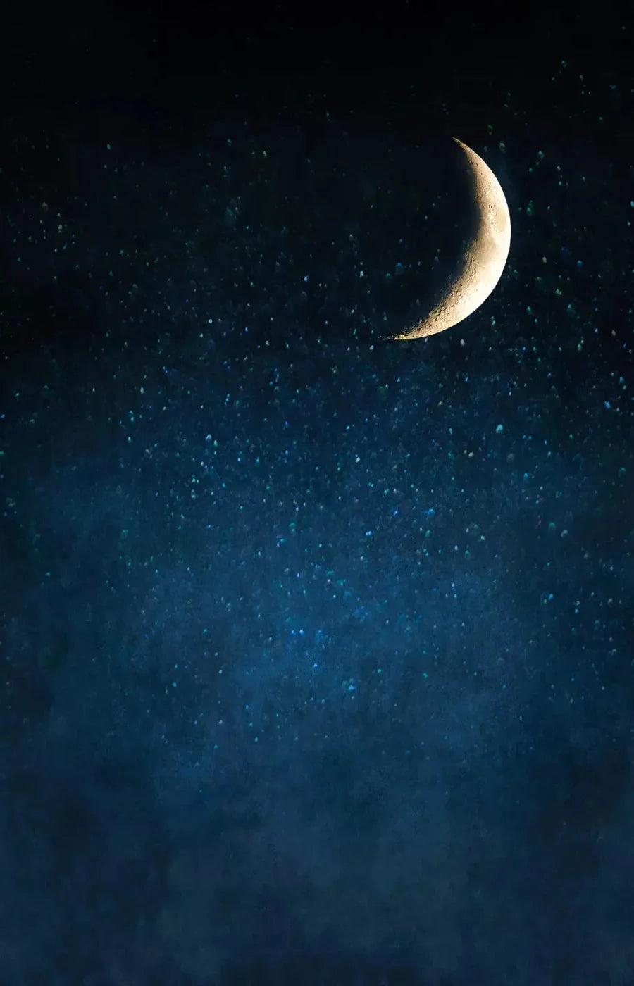 Azure Sky Moon 8X12 Ultracloth ( 96 X 144 Inch ) Backdrop