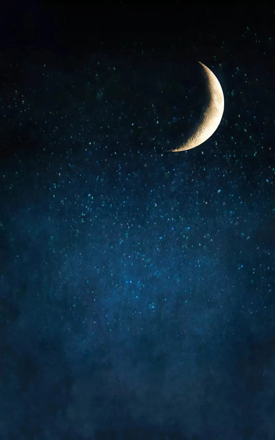 Azure Sky Moon 9X14 Ultracloth ( 108 X 168 Inch ) Backdrop