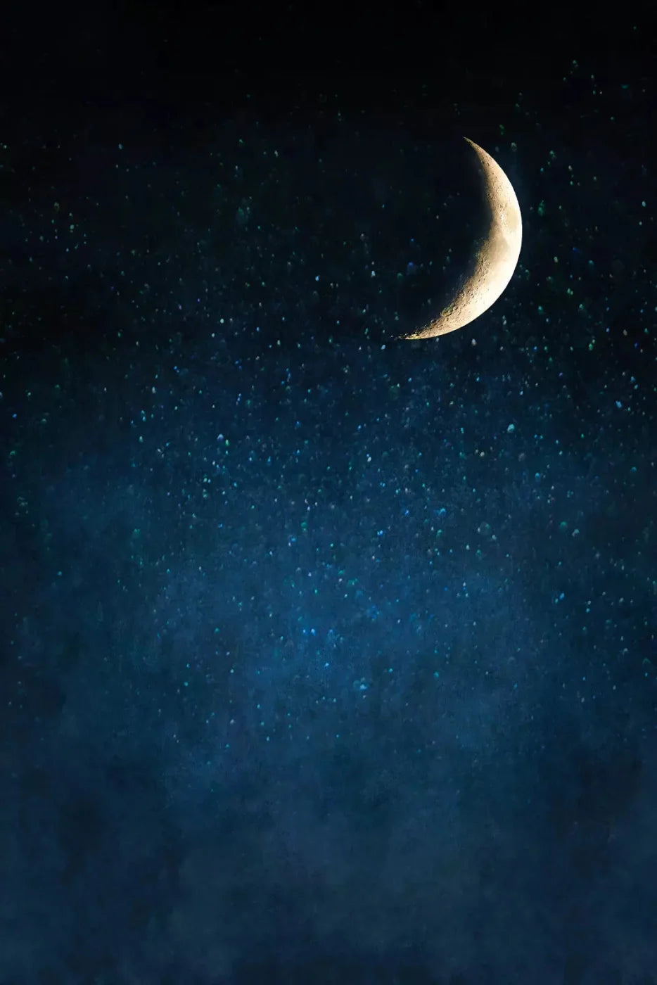 Azure Sky Moon 5X76 For Lvl Up Backdrop System ( 60 X 90 Inch )