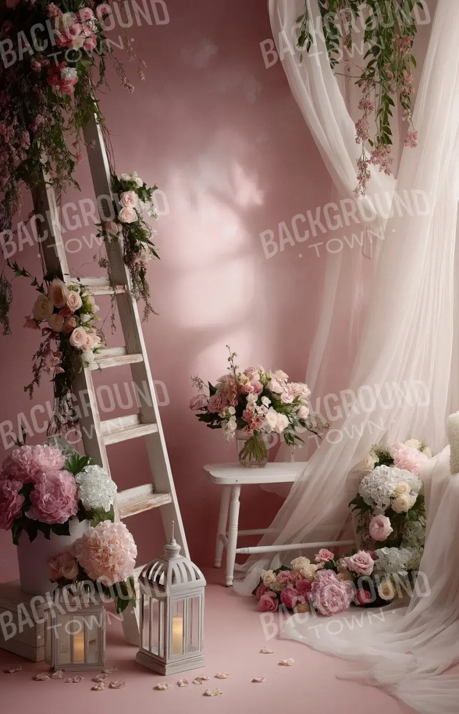 Baby Pink Room 9’x14’ UltraCloth (108 x 168 inch) Backdrop
