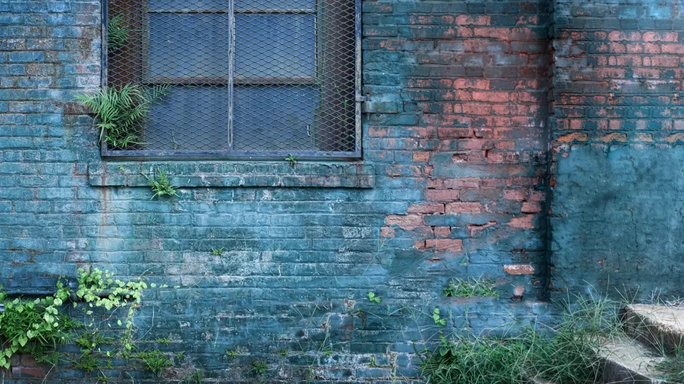 Back Alley Blue 14X8 Ultracloth ( 168 X 96 Inch ) Backdrop