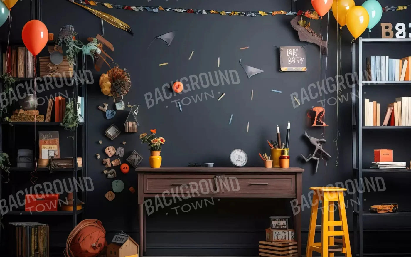 Back To School 14X9 Ultracloth ( 168 X 108 Inch ) Backdrop