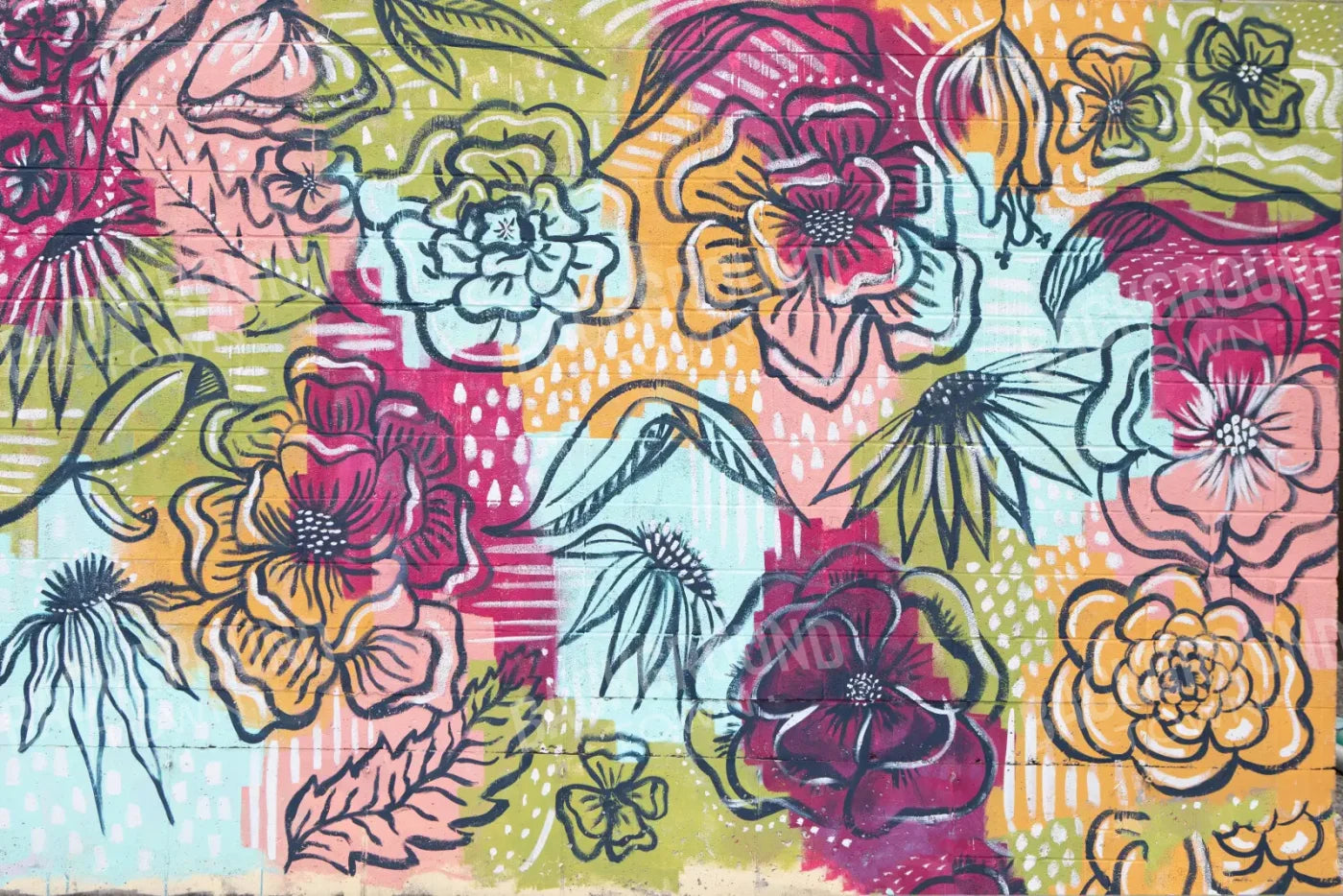 Back Wall Mural 12’x8’ UltraCloth (144 x 96 inch) Backdrop