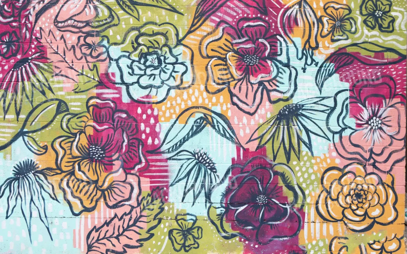 Back Wall Mural 8’x5’ UltraCloth (96 x 60 inch) Backdrop