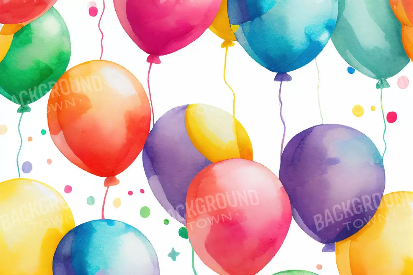 Balloon Wall 8X5 Ultracloth ( 96 X 60 Inch ) Backdrop