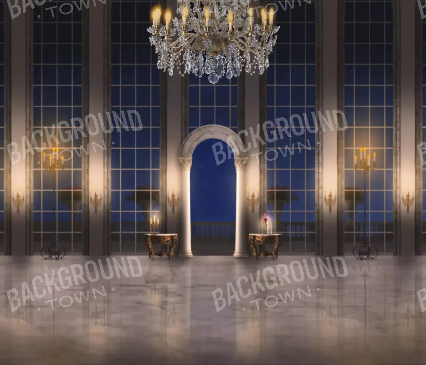 Ballroom 12X10 Ultracloth ( 144 X 120 Inch ) Backdrop