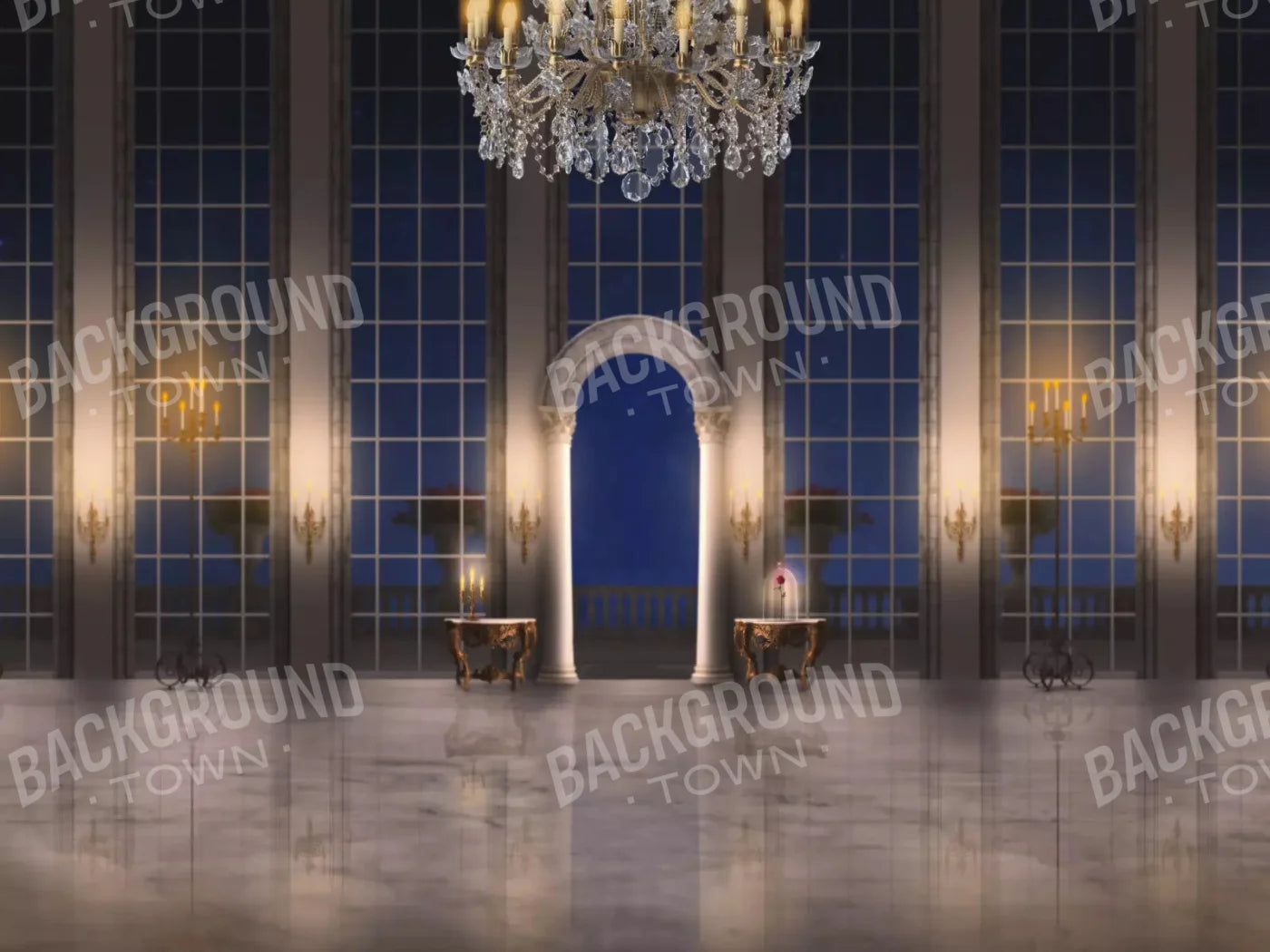 Ballroom 7X5 Ultracloth ( 84 X 60 Inch ) Backdrop