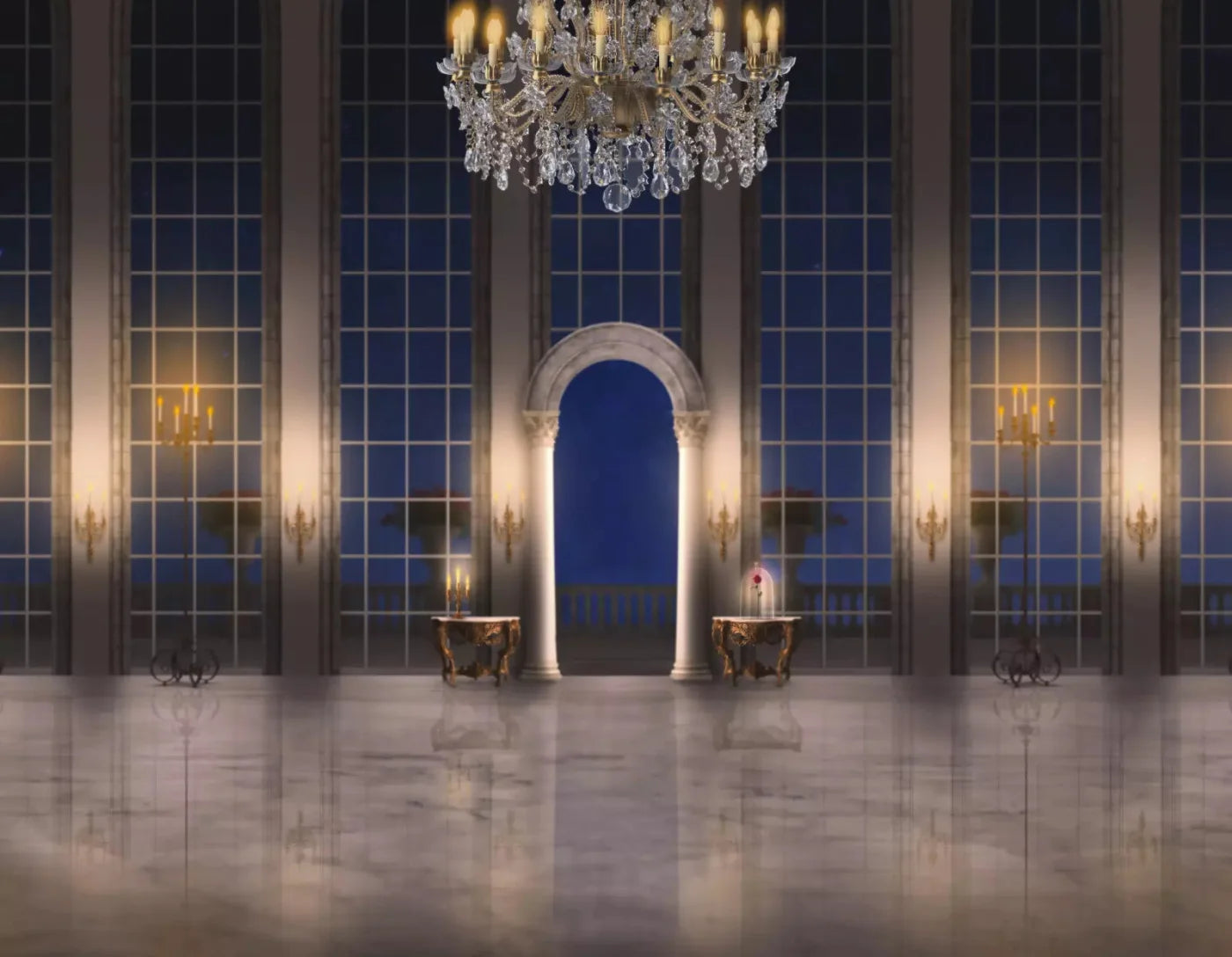 Ballroom 8X6 Fleece ( 96 X 72 Inch ) Backdrop