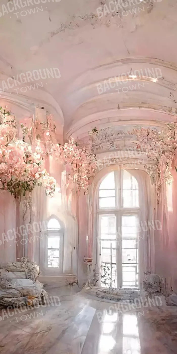Ballroom In Pink 3 10X20 Ultracloth ( 120 X 240 Inch ) Backdrop
