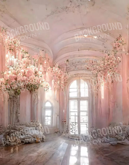 Ballroom In Pink 3 6X8 Fleece ( 72 X 96 Inch ) Backdrop