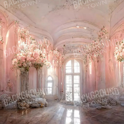 Ballroom In Pink 3 8X8 Fleece ( 96 X Inch ) Backdrop