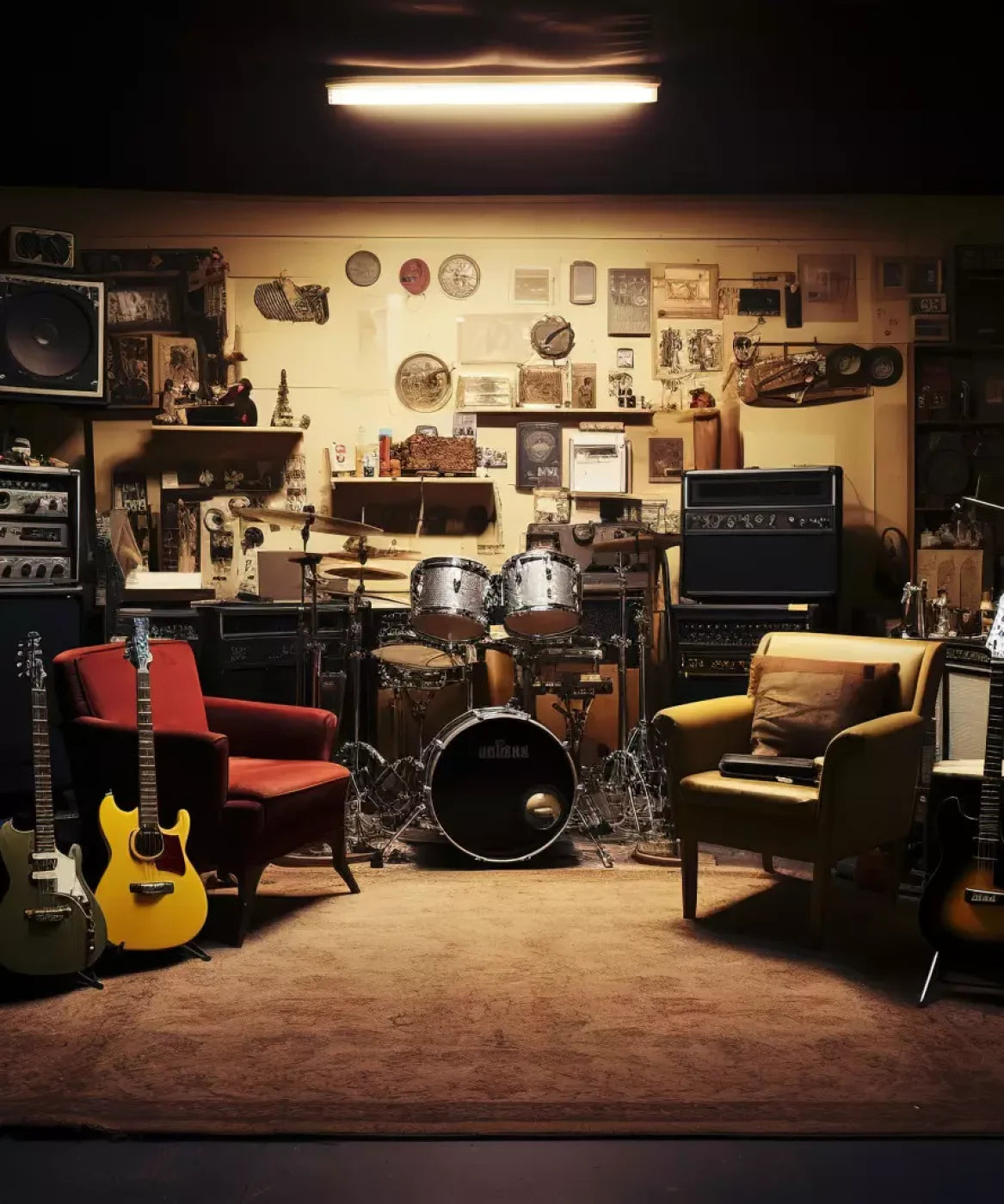 Band Room Ii 10’X12’ Ultracloth (120 X 144 Inch) Backdrop