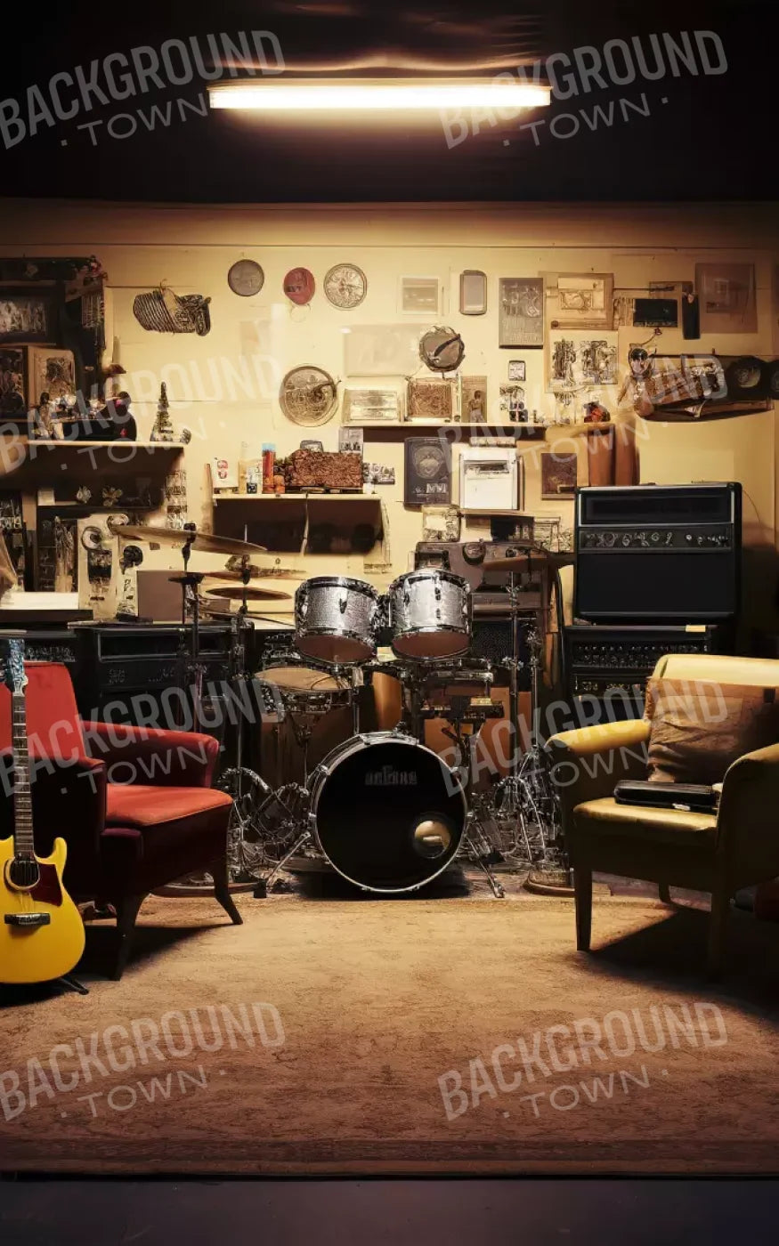 Band Room Ii 10’X16’ Ultracloth (120 X 192 Inch) Backdrop