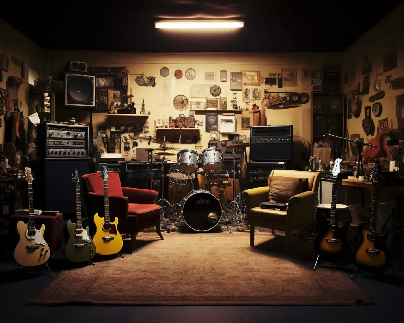 Band Room Ii 10’X8’ Fleece (120 X 96 Inch) Backdrop