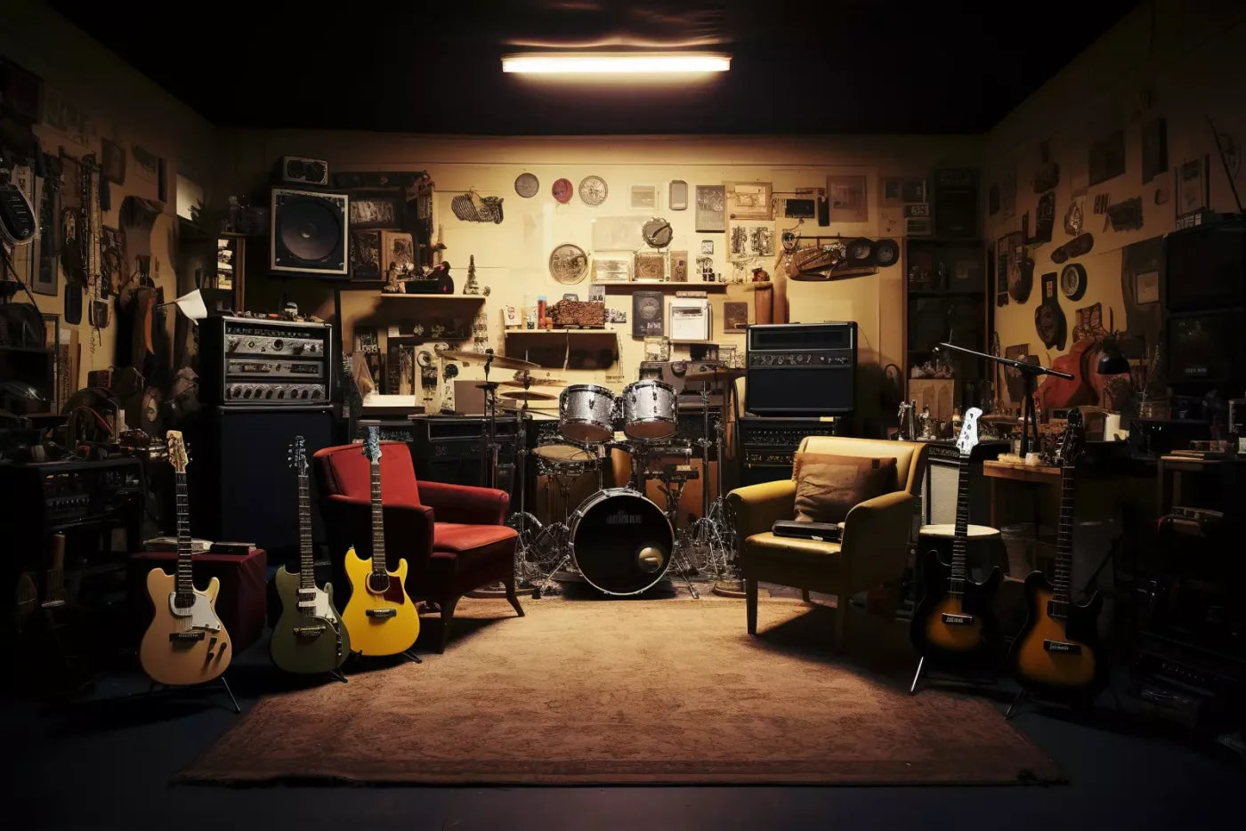 Band Room Ii 12’X8’ Ultracloth (144 X 96 Inch) Backdrop
