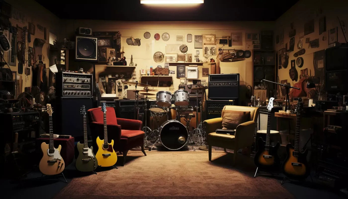 Band Room Ii 14’X8’ Ultracloth (168 X 96 Inch) Backdrop