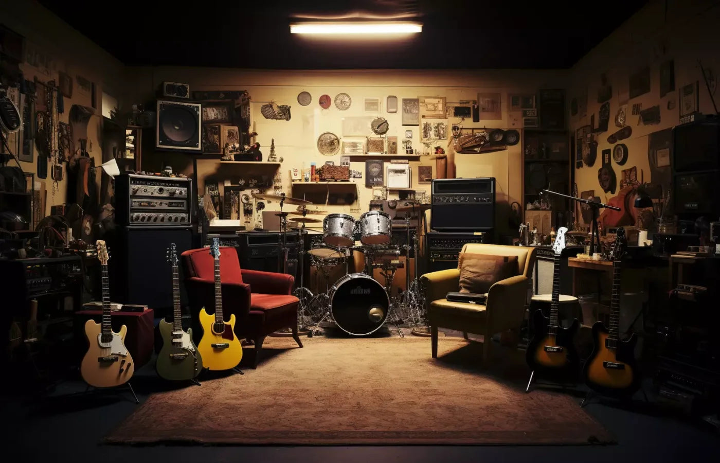 Band Room Ii 14’X9’ Ultracloth (168 X 108 Inch) Backdrop
