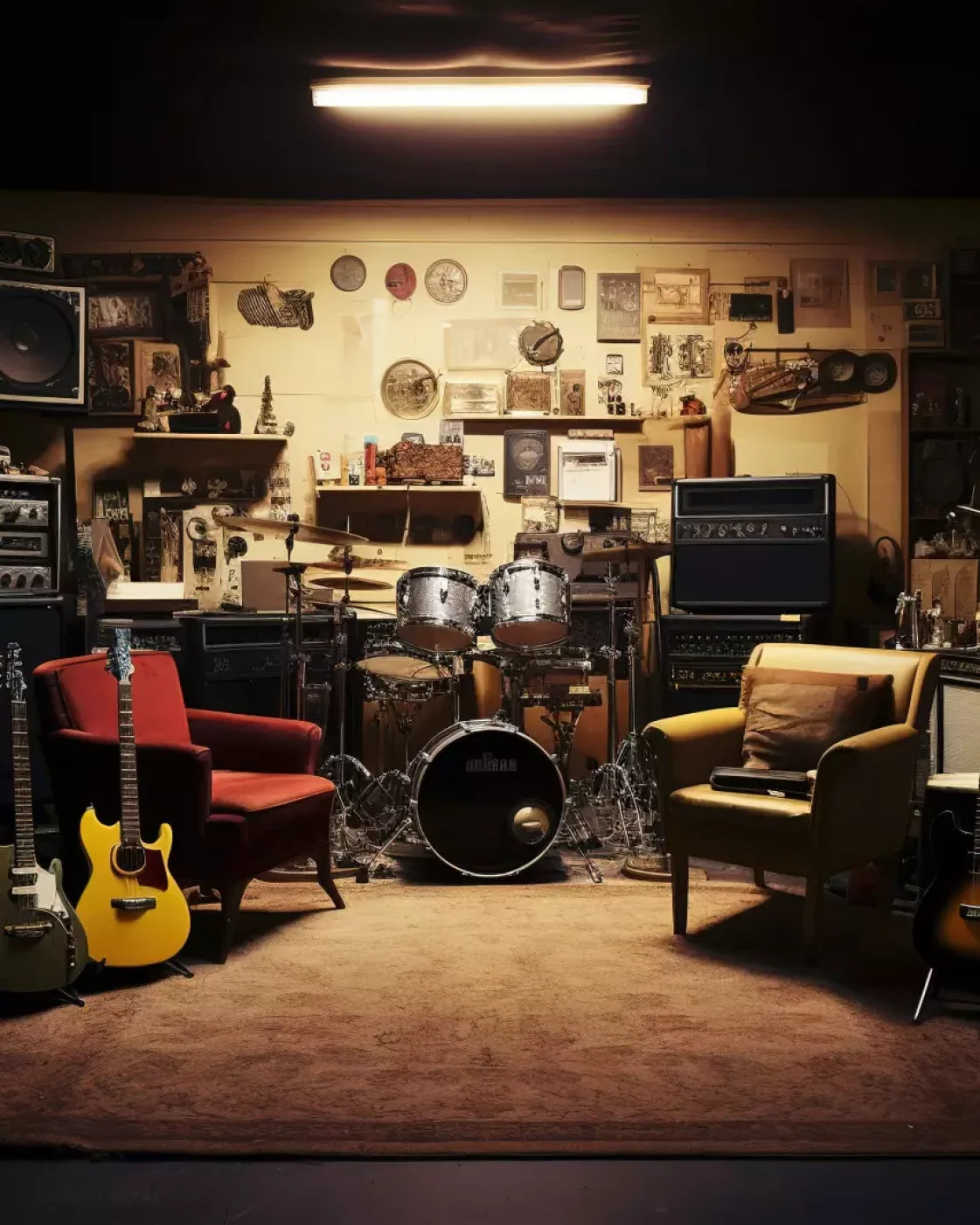 Band Room Ii 8’X10’ Fleece (96 X 120 Inch) Backdrop