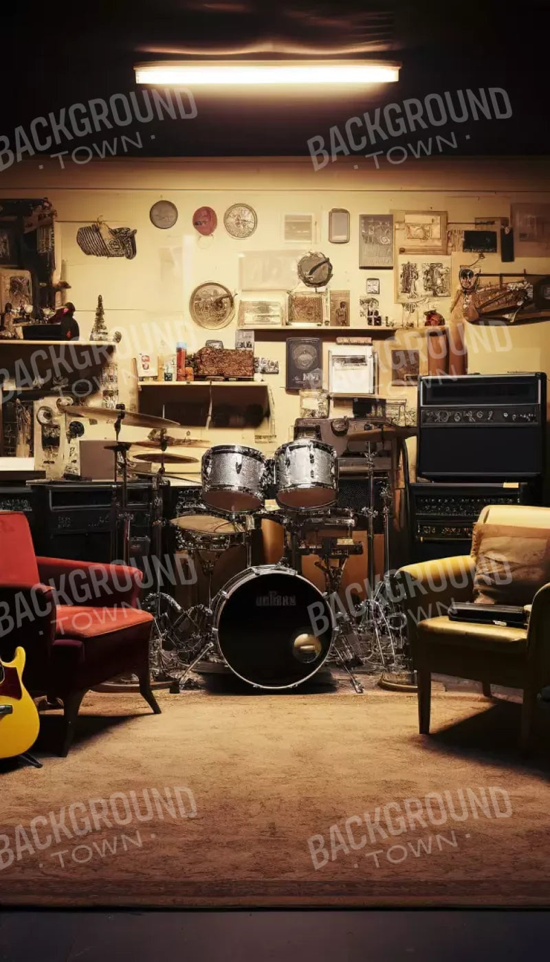 Band Room Ii 8’X14’ Ultracloth (96 X 168 Inch) Backdrop