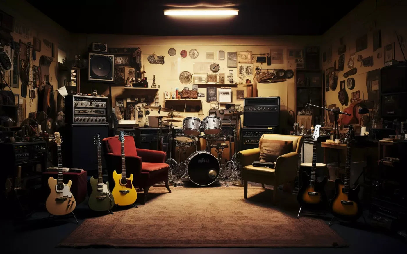 Band Room Ii 8’X5’ Ultracloth (96 X 60 Inch) Backdrop