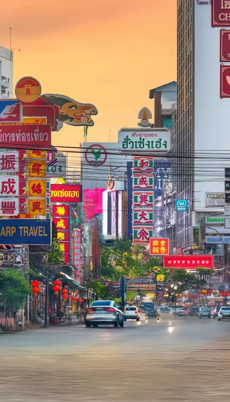 Bangkok Street 8’x14’ UltraCloth (96 x 168 inch) Backdrop