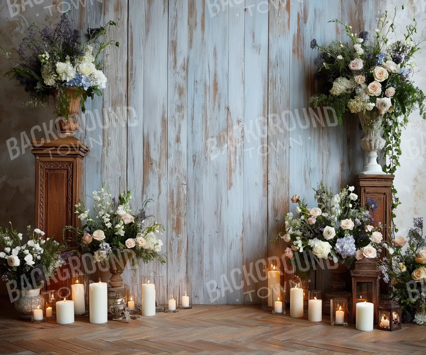 Barn Wedding 12’x10’ UltraCloth (144 x 120 inch) Backdrop