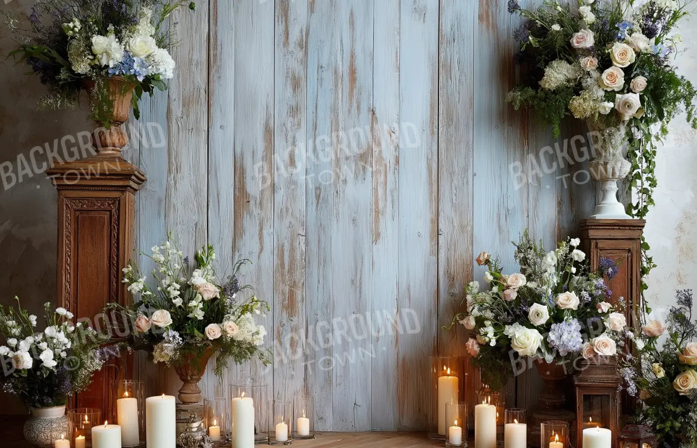Barn Wedding 14’x9’ UltraCloth (168 x 108 inch) Backdrop
